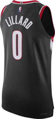 Nike Damian Lillard Trail Blazers Icon Edition Nba Authentic Jersey In  Black