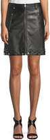Thumbnail for your product : Elie Tahari Zoey Studded-Hem Leather Skirt