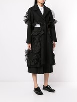 Thumbnail for your product : Roberts Wood Cut-Out Ruffle Coat
