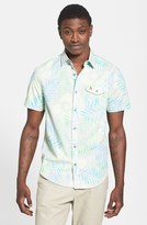 Thumbnail for your product : Original Penguin Short Sleeve Frond Print Woven Shirt