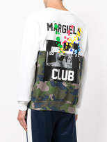Thumbnail for your product : Les (Art)ists printed camouflage sweatshirt