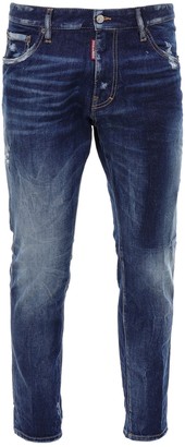 dsquared2 embroidered jeans