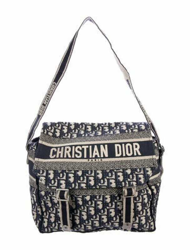 Christian Dior Oblique DiorCamp Messenger Bag Blue ShopStyle