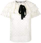 Thumbnail for your product : Philosophy di Lorenzo Serafini ruffled lace blouse