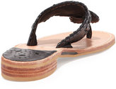 Thumbnail for your product : Jack Rogers Palm Beach Whipstitch Thong Sandal, Black