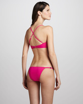 Thumbnail for your product : Mara Hoffman Beaded Fringe Bikini Top