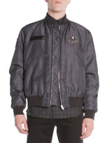 Thumbnail for your product : Givenchy Patch-Detail Bomber Jacket, Dark Gray