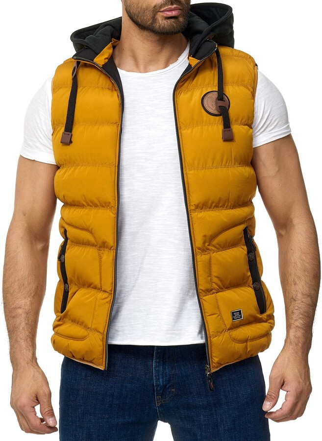 Blackrock Men's Outdoor-Vest - Slim Fit - Sleeveless Gilet - Warm &  Comfortable Vest - Mustard - Small - ShopStyle Jackets