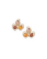 Thumbnail for your product : Tamara Comolli Paisley Moonstone Button Earrings in 18K Rose Gold