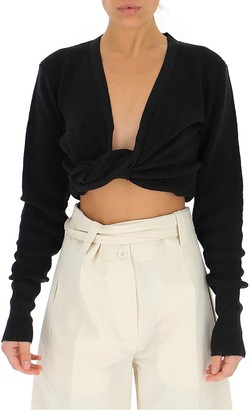 jacquemus twisted cardigan