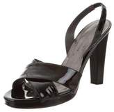 Thumbnail for your product : Diane von Furstenberg Patent Leather Crossover Sandals