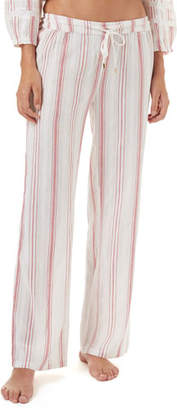 Melissa Odabash Krissy Striped Cotton Coverup Pants