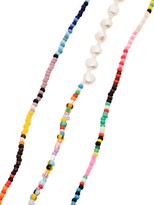 Thumbnail for your product : Anni Lu Baja and Alaia beaded bracelet set