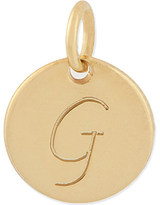 Thumbnail for your product : Anna Lou Gold plated small g disk charm