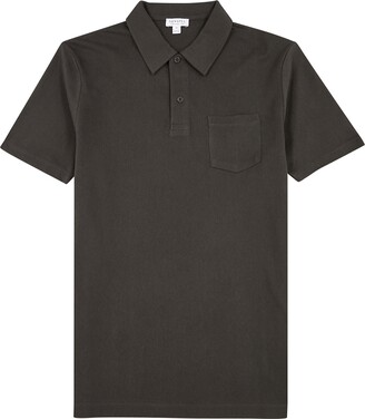 Sunspel Riviera Cotton-mesh Polo Shirt