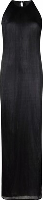 Givenchy Semi-Sheer Fine-Ribbed Sleeveless Dress