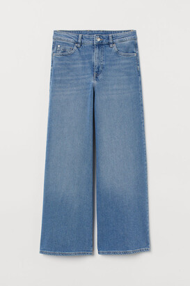 high waisted culottes jeans