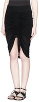 Thumbnail for your product : Helmut Lang Ruche centre jersey skirt