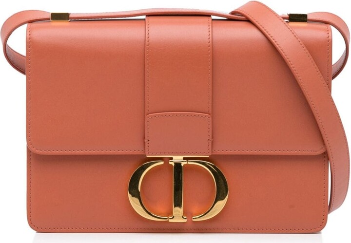 Dior Pre-owned 30 Montaigne Shoulder Bag - Orange