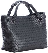 Thumbnail for your product : Bottega Veneta Intrecciato Black Shoulder Bag