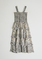 Thumbnail for your product : Farrow Women's Aimee Floral Dress in Cream, Size Small | Spandex