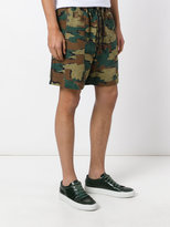 Thumbnail for your product : Dries Van Noten camouflage shorts - men - Cotton/Linen/Flax - M