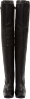 Thumbnail for your product : McQ Black Tall Leather Max Platform Boots