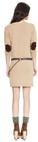 Thumbnail for your product : Polo Ralph Lauren Suede-Patch Sweater Dress