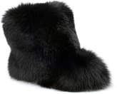Jimmy Choo Dalton black fox fur boot 