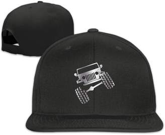 Wrangler Km6jki Jeep TJ Funny Viny Platinum Style Flat Billed Baseball Hat