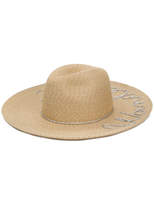 Thumbnail for your product : Eugenia Kim Emmanuelle Hat With 'wanderlust'