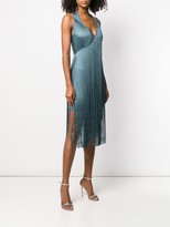 Thumbnail for your product : Herve Leger Fringed Midi Dress