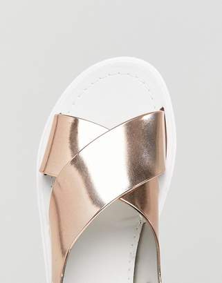 ASOS Design Frequent Jelly Flat Sandals