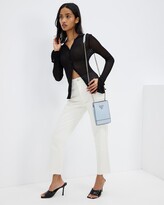 Thumbnail for your product : GUESS Women's Blue Cross-body bags - Noelle Saffiano Chit Chat Crossbody - Size One Size at The Iconic