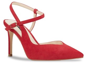 nine west tlank strappy pumps