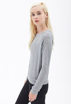 Thumbnail for your product : Forever 21 COLLECTION Tonal Striped Raglan Top