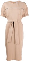 Thumbnail for your product : Brunello Cucinelli belted T-shirt dress