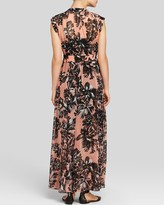 Thumbnail for your product : Rebecca Taylor Maxi Dress - Splashy Flower Print Silk