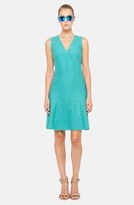 Thumbnail for your product : Akris Punto V-Neck Dot Embroidered Dress