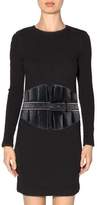 Thumbnail for your product : Temperley London Leather Ruffled Waist Belt