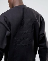 Thumbnail for your product : Weekday Big Steve Embroidered Snake Sweatshirt