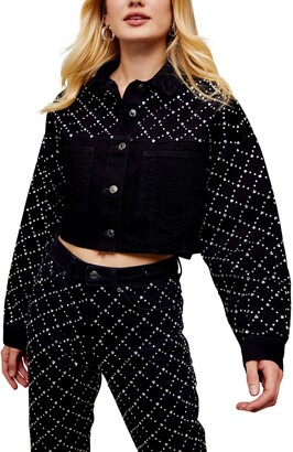 topshop embellished jacket