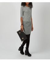 Thumbnail for your product : New Look Grey Check Tube Skirt