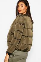 Thumbnail for your product : boohoo Quilted Bomber Jacket