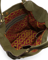 Thumbnail for your product : Oryany Aquarius Leather Shoulder Bag, Forest