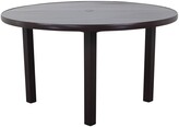 Thumbnail for your product : Creative Outdoor Products Courtyard Casual Santorini Black Aluminum 54In Round Dining Table With Umbrella Hole