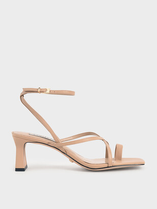 Nude Strappy Sandals | Shop the world’s largest collection of fashion ...