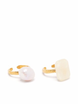 Forte Forte Two Pearl Rings