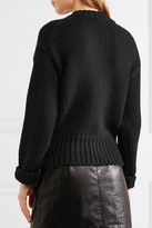 Thumbnail for your product : Joseph Lace-up Cashmere Sweater - Black