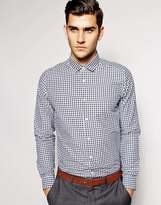 Thumbnail for your product : ASOS Smart Shirt In Long Sleeves In Double Gingham